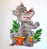 Волк. Декорация настенная 20х30 см, фото 2