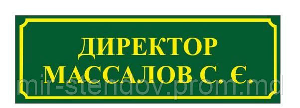 Табличка Директор, фото 1