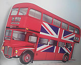 Британский автобус. Настенная декорация, фото 3