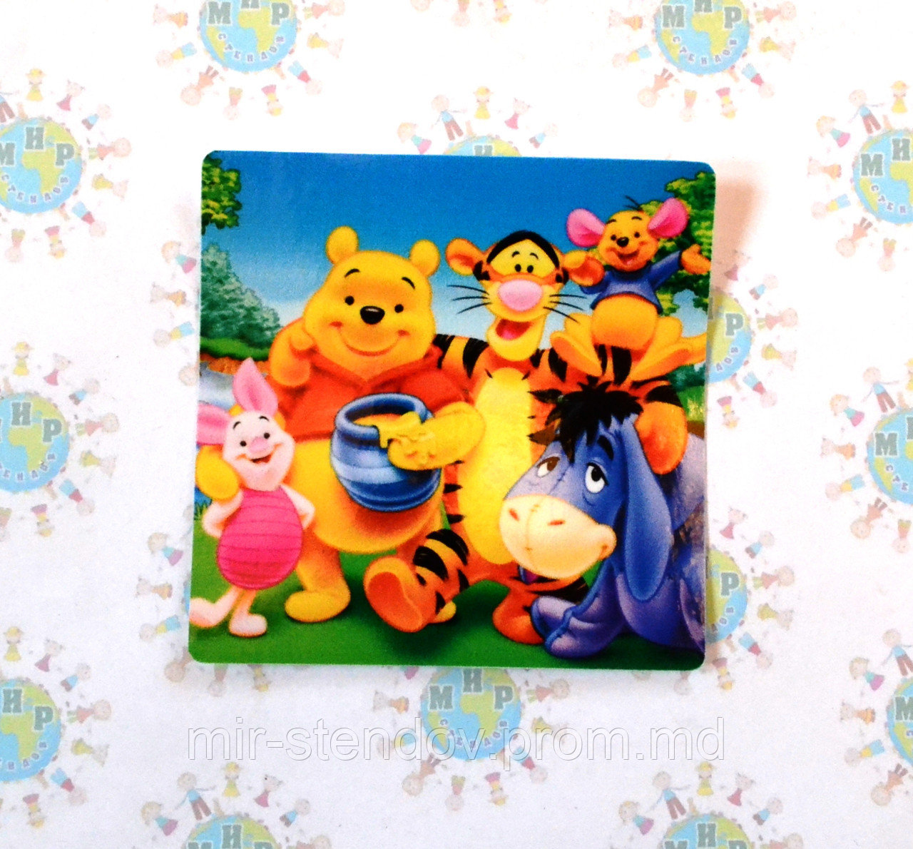 Наклейка на выключатель Винни Пух, фото 1