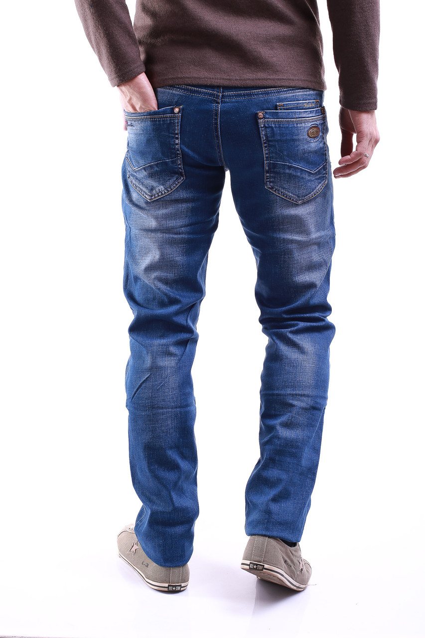 Мужские коттоновые джинсы 0075 - фото 1 - id-p4442679