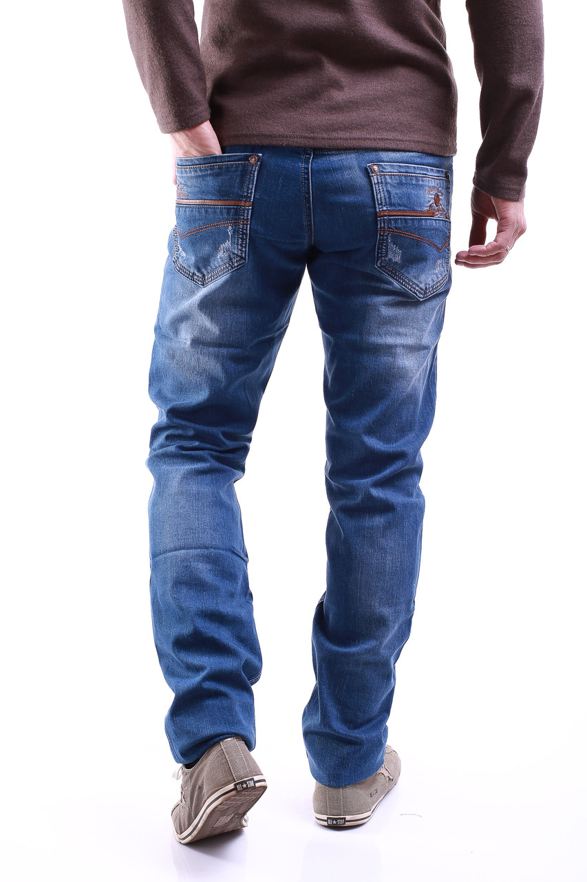 Мужские джинсы прямые 0066 - фото 1 - id-p4442682