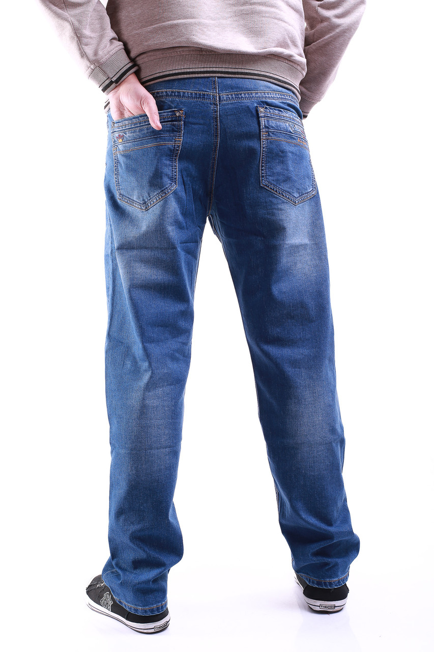 Батальные джинсы мужские 9008 - фото 1 - id-p4442683