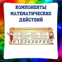 Компоненты математических действий