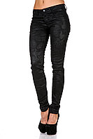 Брюки женские черные S.D. Jeans PTL-S1617-W# (6 ед. 25-30)