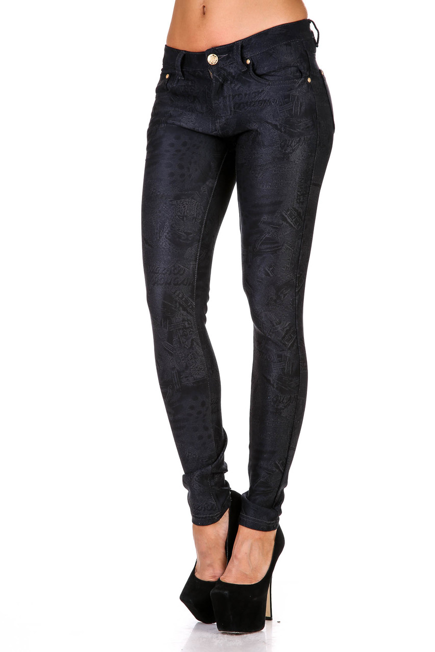 Брюки женские темно-серые S.D. Jeans DL011A (6 ед. 25-30) - фото 1 - id-p4456554
