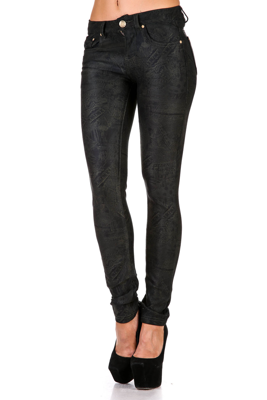 Брюки женские темно-серые S.D. Jeans DL011D (6 ед. 25-30) - фото 1 - id-p4456557