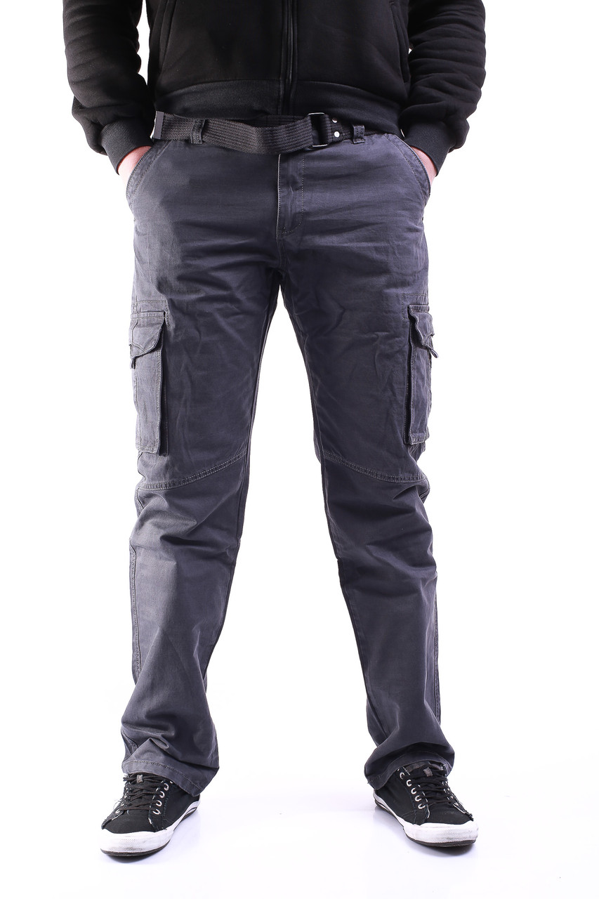 Серые мужские джинсы 8071-2 (30-38) Iteno - фото 1 - id-p4456897