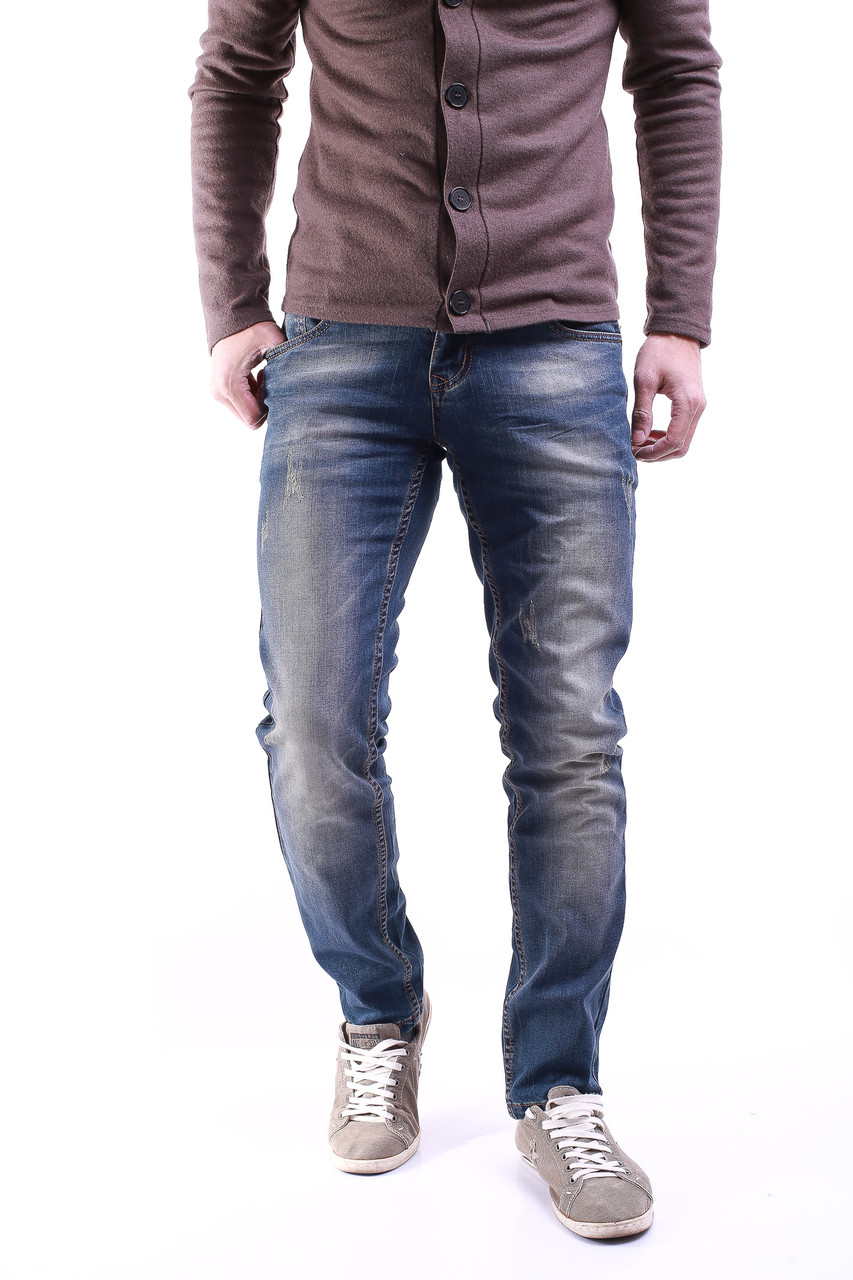 Молодёжные джинсы с варкой 9101 (28-34 молодежные размеры) Vingvgs - фото 1 - id-p4456905