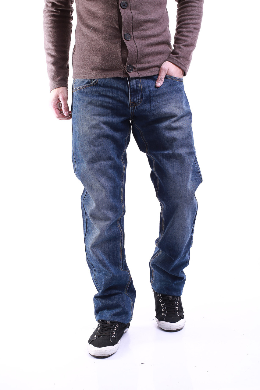 Полубатальные мужские джинсы 56826 (32-38 полубатал) Donkava - фото 1 - id-p4456906