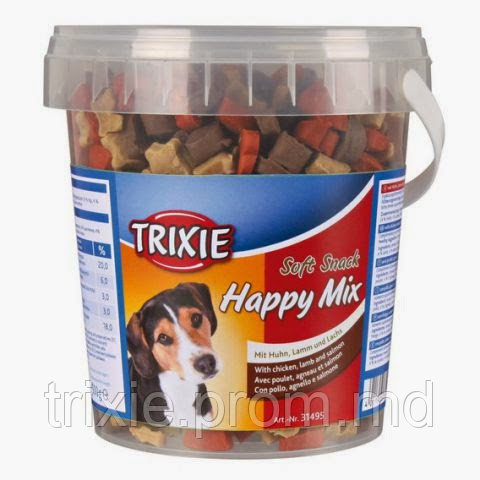 Смесь лакомств для собак "HappyMix" (ягнёнок, лосось, курица). - фото 1 - id-p4459238