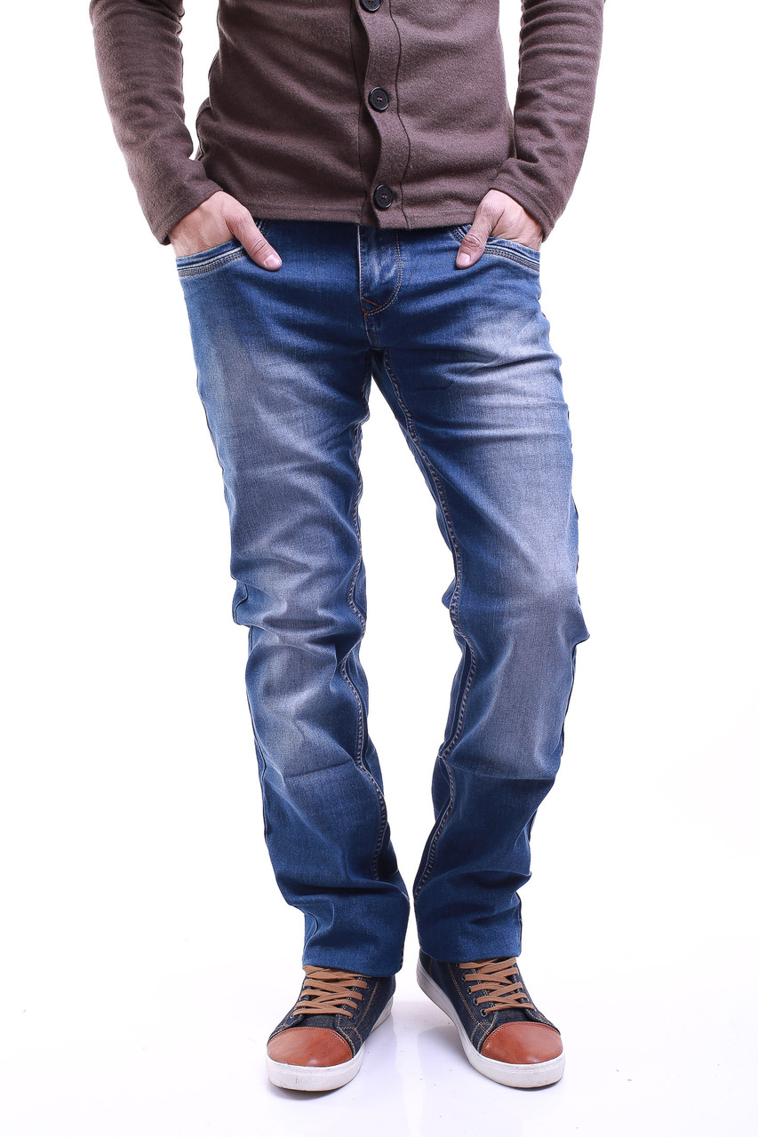 Классические джинсы мужские 76028 (29-38) Pr.Mimos - фото 1 - id-p4460841
