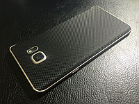 Декоративная защитная пленка для Samsung Galaxy Note 5 микро карбон черный