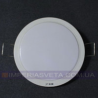 Светильник светодиодный дневного света IMPERIA панель 12w круг встраиваемый MMD-530666