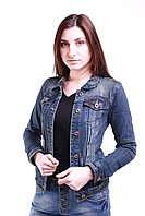 Женская джинсовая куртка 1013 (S-2XL) Dimoni