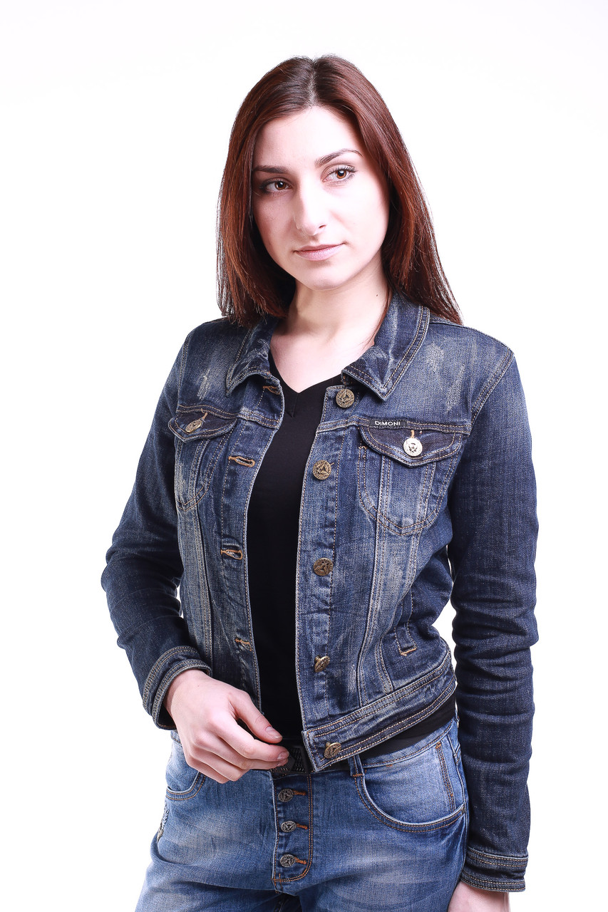 Весенняя женская куртка 1019 (M-2XL) Dimoni - фото 1 - id-p4471596