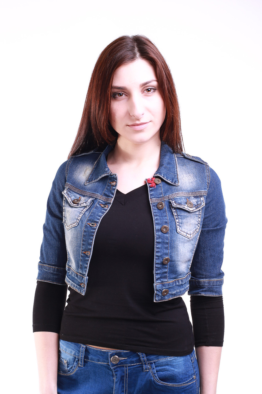 Короткая женская куртка 3369-350 (25-30) Brand (Copy) - фото 1 - id-p4471600
