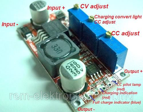 LED драйвер и DC-DC стабилизатор для зарядок, с регулировкой по току и напряжению - фото 1 - id-p4474119