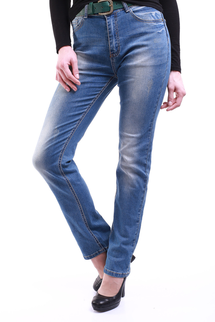Женские батальные джинсы 0672 (30-36 батал) PTA - фото 1 - id-p4474554