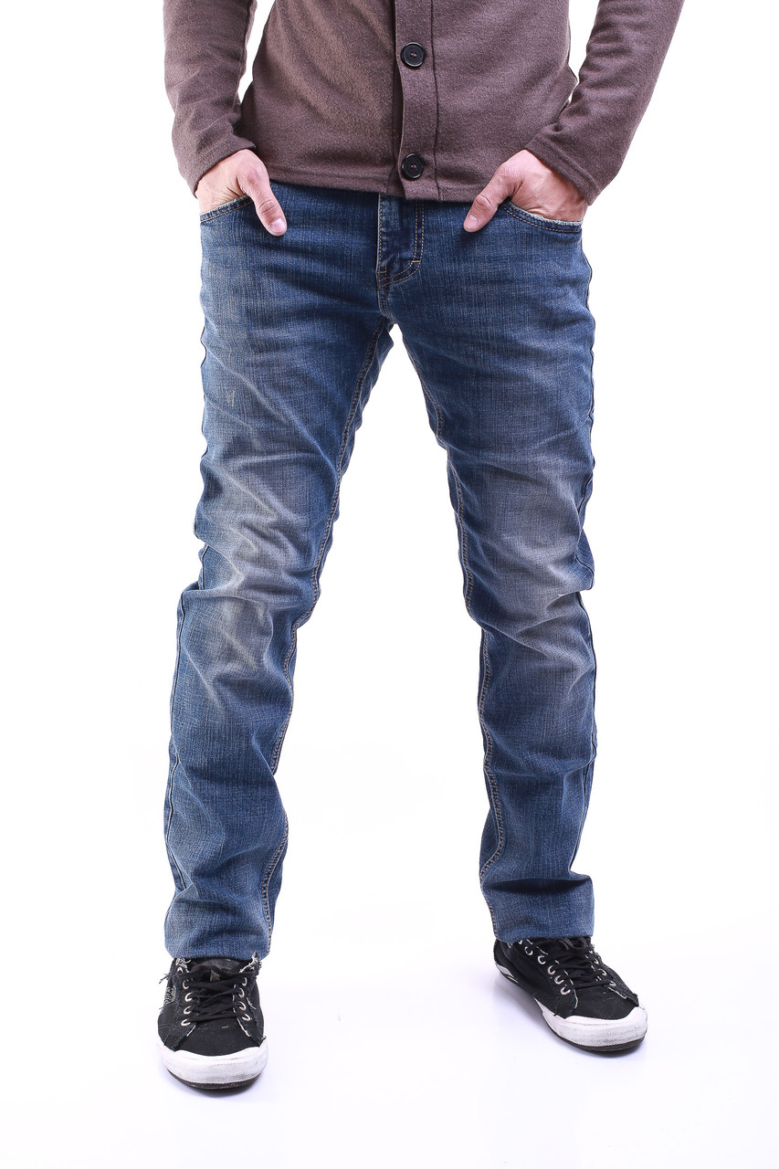 Зауженные мужские джинсы 43206 (30-38) Franco Marela - фото 1 - id-p4475018