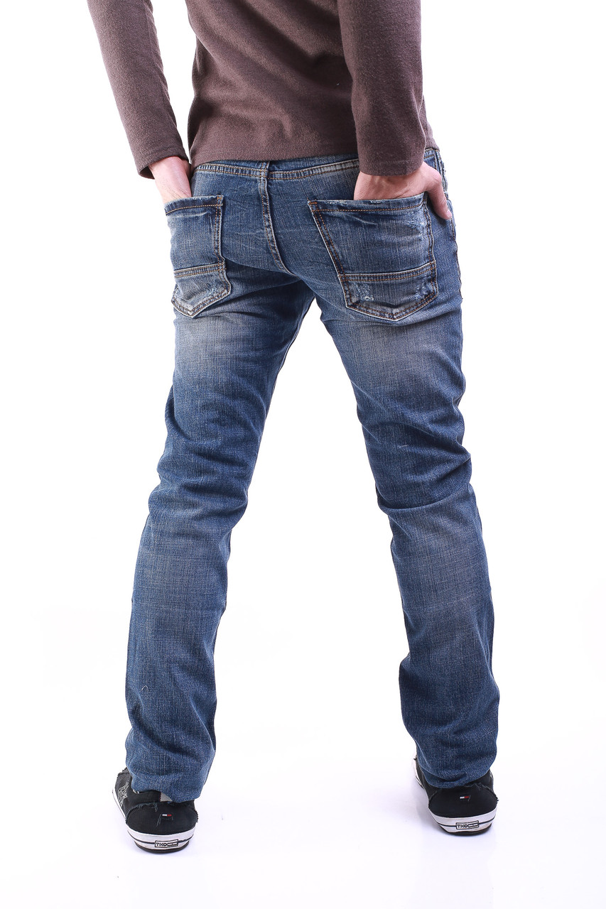Молодёжные зауженные джинсы 43203 (28-34 молодежные размеры) Franco Marela - фото 1 - id-p4475028