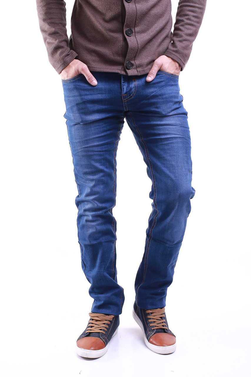 Узкие мужские джинсы 6048 (29-38) Brand (Copy) - фото 1 - id-p4475036