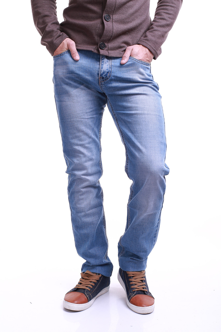 Мужские джинсы стрейч 0002 (30-42) New Feeling - фото 1 - id-p4476830