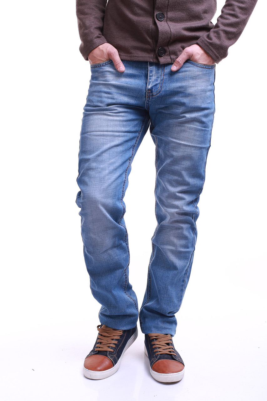 Прямые мужские джинсы 0001 (30-42) New Feeling - фото 1 - id-p4476831