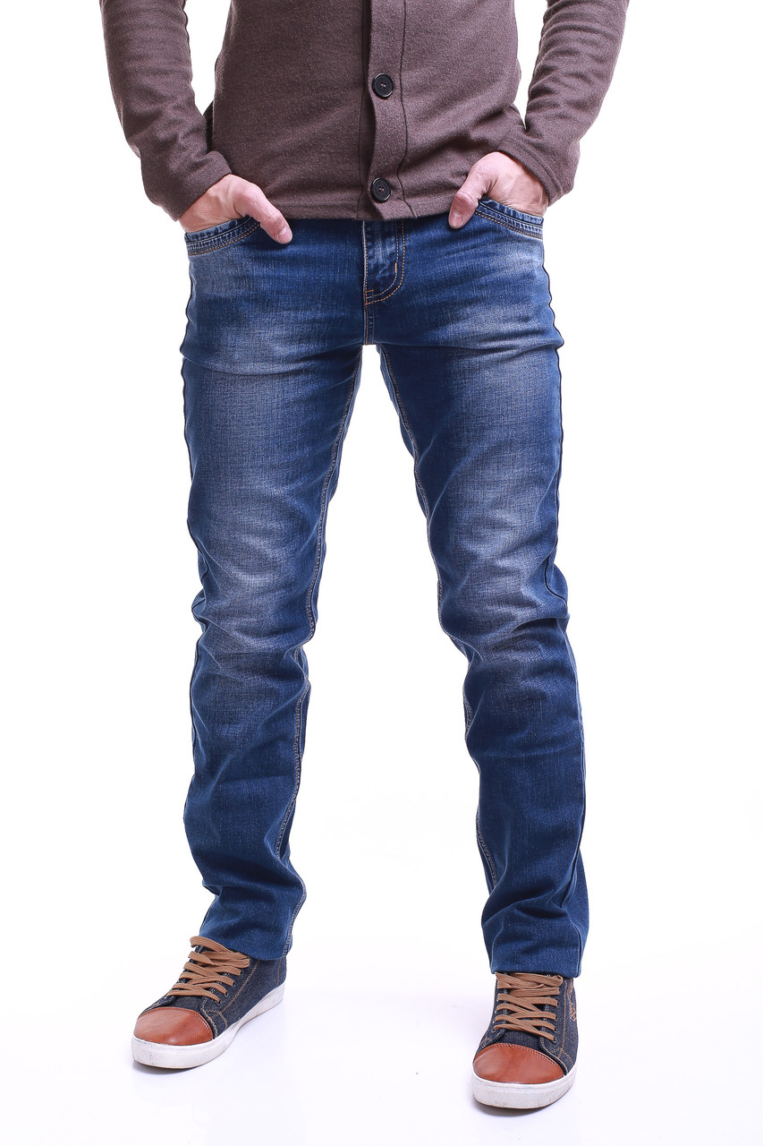 Молодёжные прямые джинсы 5014 (24-29 молодежные размеры) Fangsida - фото 1 - id-p4476833