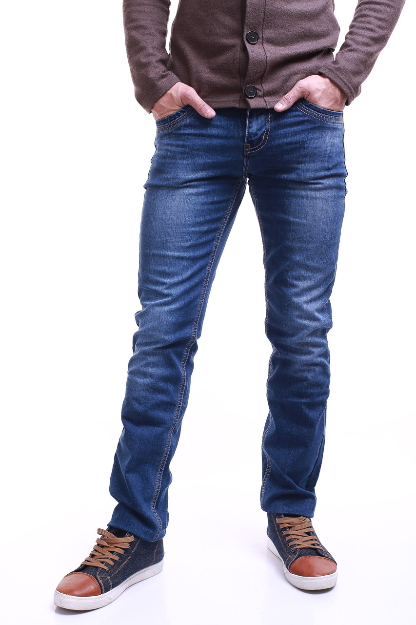 Стрейчевые мужские джинсы 5018 (29-36) Fangsida - фото 1 - id-p4476834