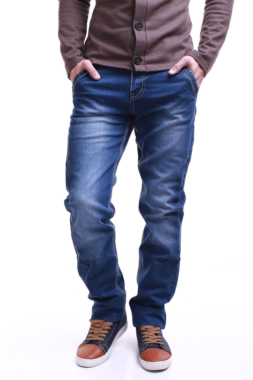 Прямые молодёжные джинсы 5015 (24-30 молодежные размеры) Fangsida - фото 1 - id-p4476835