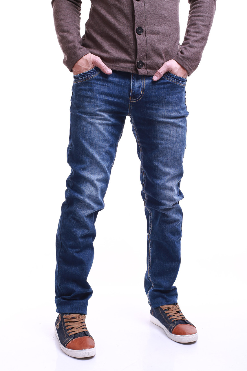 Прямые молодёжные джинсы 5016 (24-30 молодежные размеры) Fangsida - фото 1 - id-p4476836