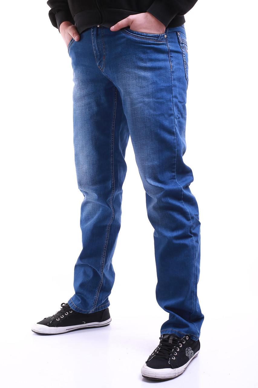 Полубатальные мужские джинсы 9016 (32-42 полубатал) Fangsida - фото 1 - id-p4476847