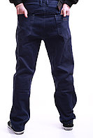 Синие джинсы мужские 9024 (36-42 батал) Fangsida