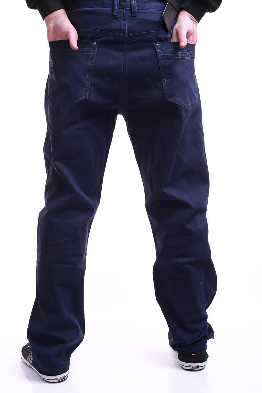 Синие джинсы мужские 9024 (36-42 батал) Fangsida - фото 1 - id-p4476848