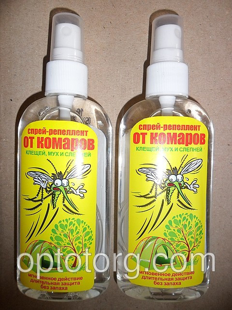 Спрей от комаров 100 мл качество - фото 1 - id-p4482583