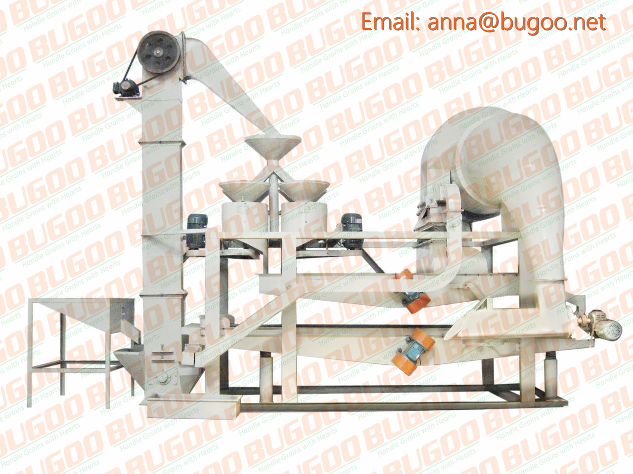 Оборудование для шелушения и сепарации гречихи TFQM400 - фото 1 - id-p4485156
