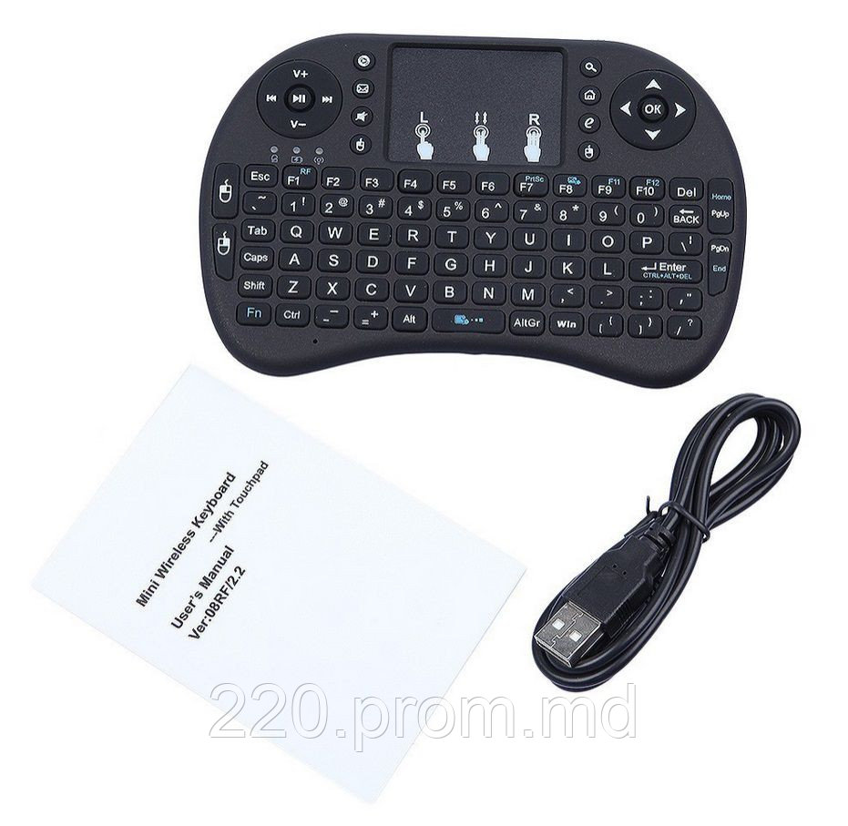 Беспроводная клавиатура с тачпэдом Fly Air Mouse RII i8 - фото 1 - id-p4488550