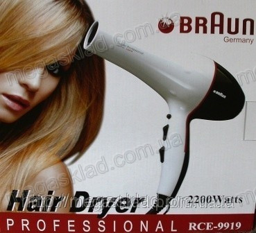Фен для волос BRAUN RCE-9919 - фото 1 - id-p4505794