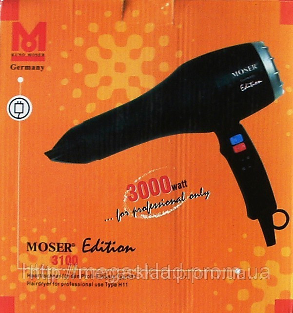 Фен для сушки волос MOZER 3100 - фото 1 - id-p4505842
