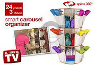Органайзер - карусель для обуви и одежды Smart Carousel Organizer