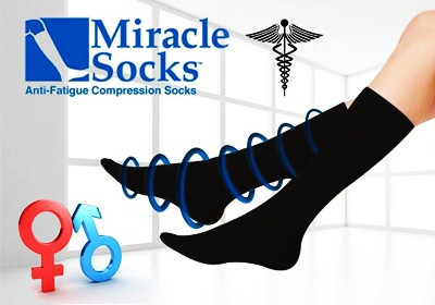 Компрессионные носки Miracle Socks для мужчин и женщин - фото 1 - id-p4506282