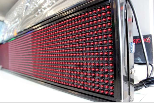 Табло,вывеска LED -бегущая строка- BX-5U красный цвет, длина 1,67 м. - фото 1 - id-p4506310