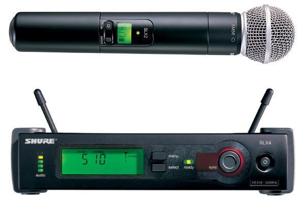Радио микрофон Shure SLX серия, 740 Мгц, ручной. - фото 1 - id-p4506368