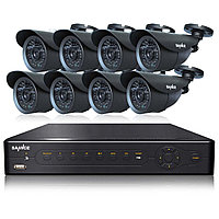 SANNCE P2P HDMI 8-канальный видеорегистратор +8 х 800-ТВЛ камера видеонаблюдения системы безопасности / 1 HDD