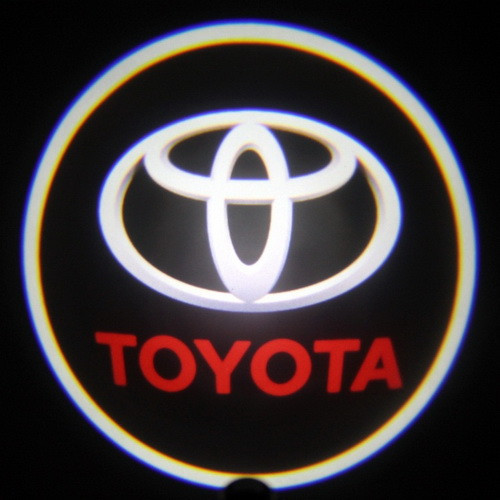 Светодиодная дверная LED подсветка с логотипом TOYOTA - фото 1 - id-p4506439