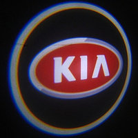 Светодиодная дверная LED подсветка с логотипом KIA