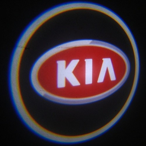 Светодиодная дверная LED подсветка с логотипом KIA - фото 1 - id-p4506446