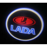 Светодиодная дверная LED подсветка с логотипом LADA