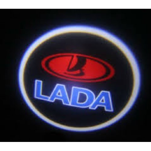 Светодиодная дверная LED подсветка с логотипом LADA - фото 1 - id-p4506447